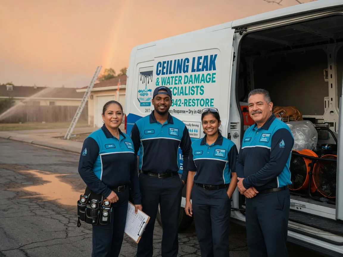 Ceiling Leak Cleanup company in White Earth, ND