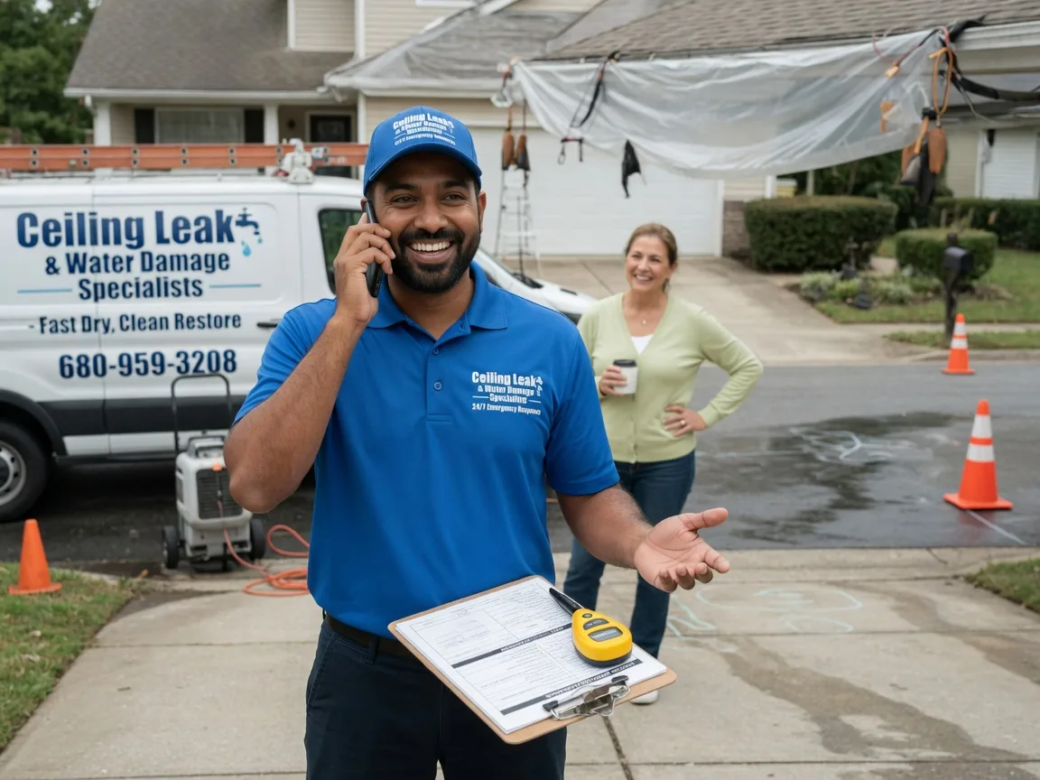 Ceiling Leak Cleanup White Earth, ND FAQs